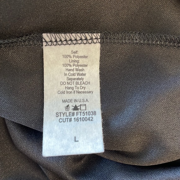 Glam Vault Black and Cream Crochet Floral Dress Size Large NWT - Picture 15 of 17